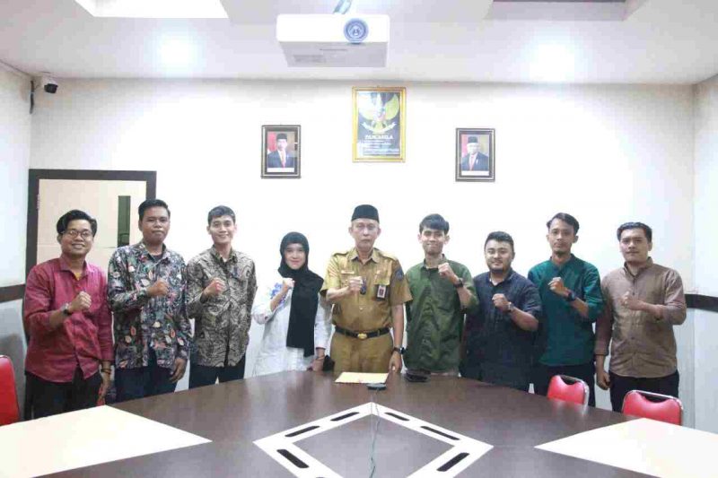 Foto : Panitia Korps Alumni HMI (KAHMI) Tanjung Jabung Barat bertemu sekretaris daerah kabupaten Tanjung Jabung barat