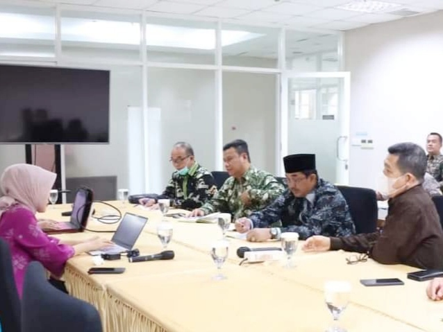 Bupati Tanjab Barat, H. Anwar Sadat saat kunjungan di Kementerian PPA, Jakarta.